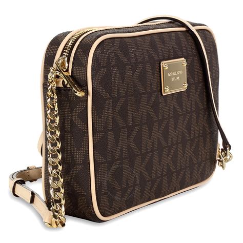 michael kors beige bag|michael kors crossbody bag brown.